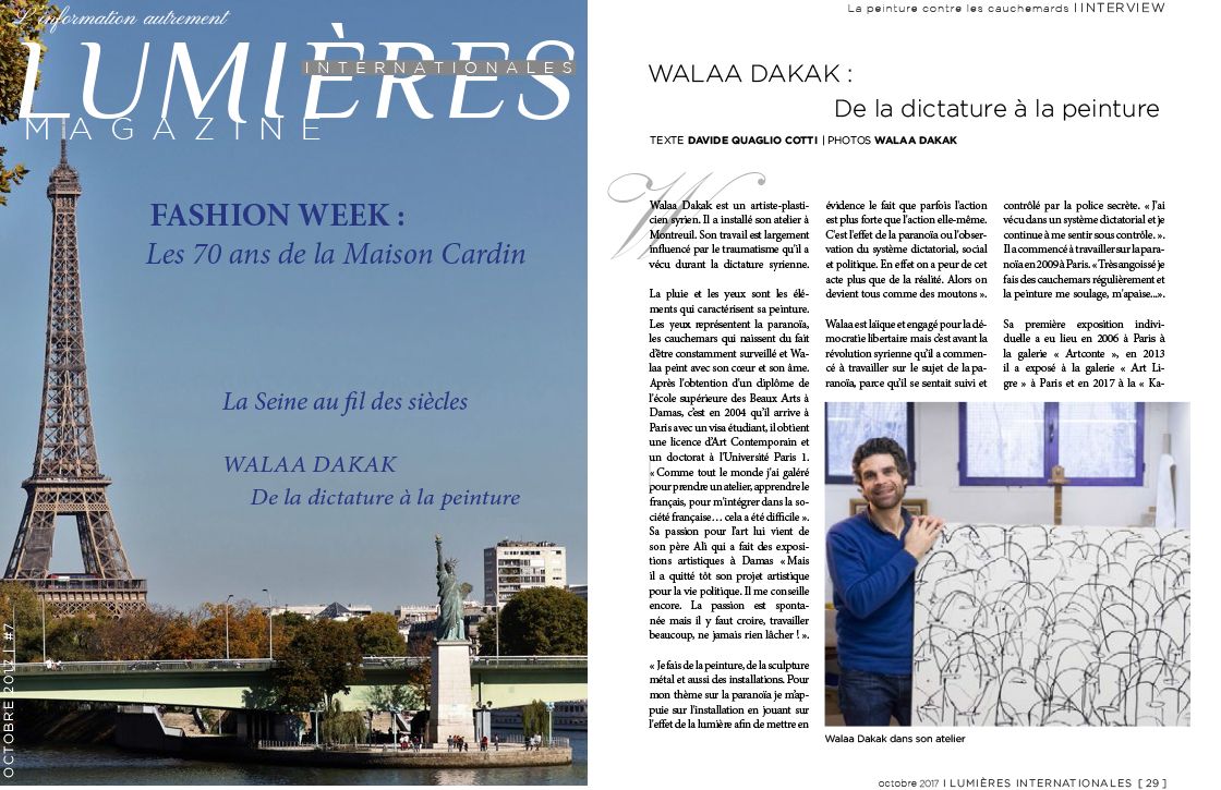 Walaa Dakak - Lumières Internationales magazine